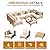 WELYAS Patio Furniture Set 7 Piece Outdoor Sectional Free Combination Outdoor Couch with Thick Cushion All Weather Wicker Patio Conversation Sets for Backyard, Deck, Poolside