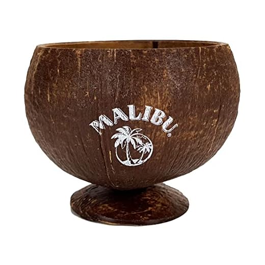 Malibu echte Kokosnuss Kokos Cocktail Becher