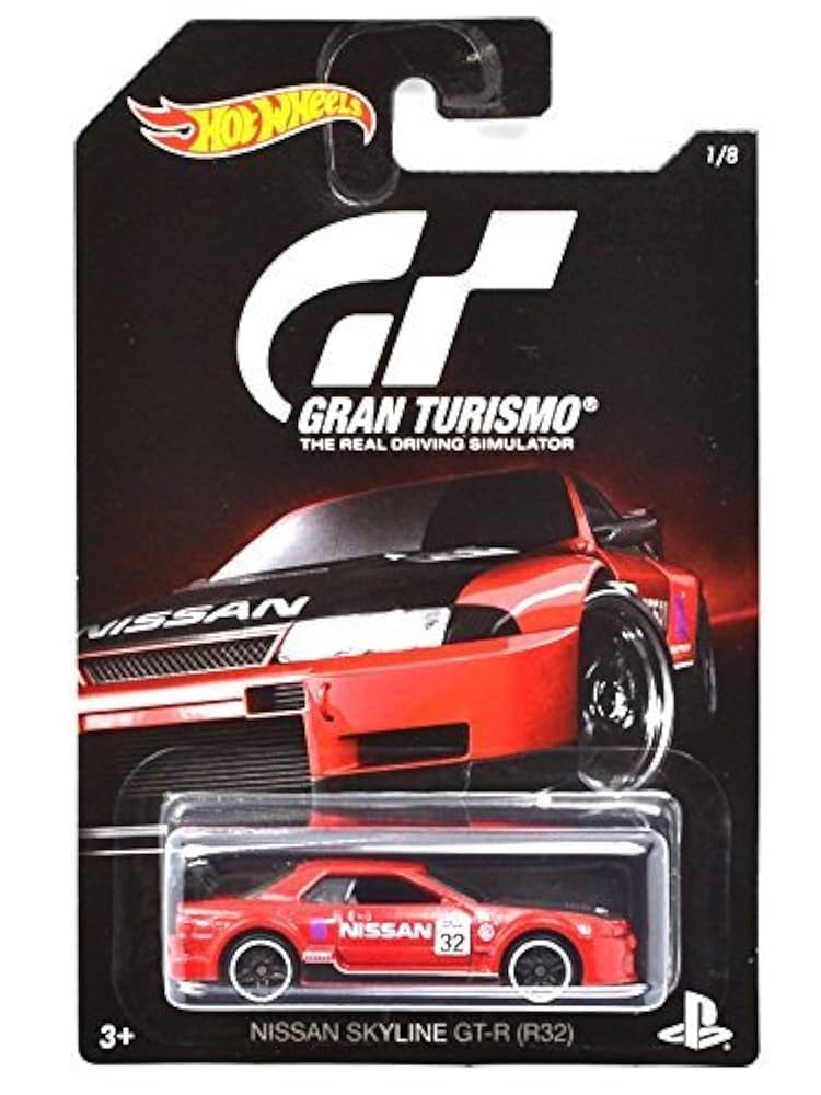 Hot Wheels グランツーリスモ ミニカー8台セット プレイステーションゲームのグランツーリスモに登場する、GTRが