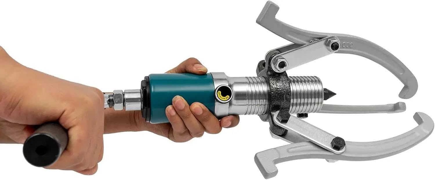 Extractor de Cojinetes Juego Extractor hidráulico 15T para 2 o 3 mordazas, Utilizado para Quitar Ejes, Bridas, Engranajes, poleas y Volantes Kit de Extractor de Engranajes