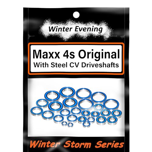 Kit de rodamientos sellados ideal para circuitos extremos con tu Traxxas Maxx 4S