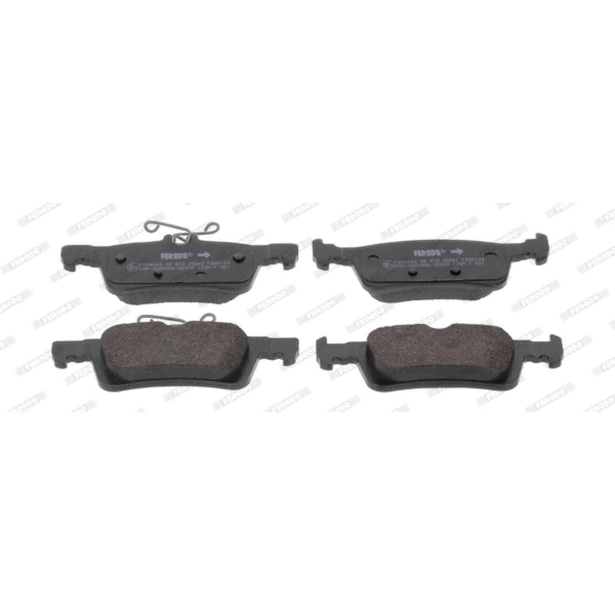 FERODO Brake pad set FORD FDB5130 2096245,2112004,2123543 2272734,2426545,KTH1BC2M007AA,KTH1BC2M007AB,KTH1BC2M007AC,KTH1BC2M007AD,KTK1BC2M007AB