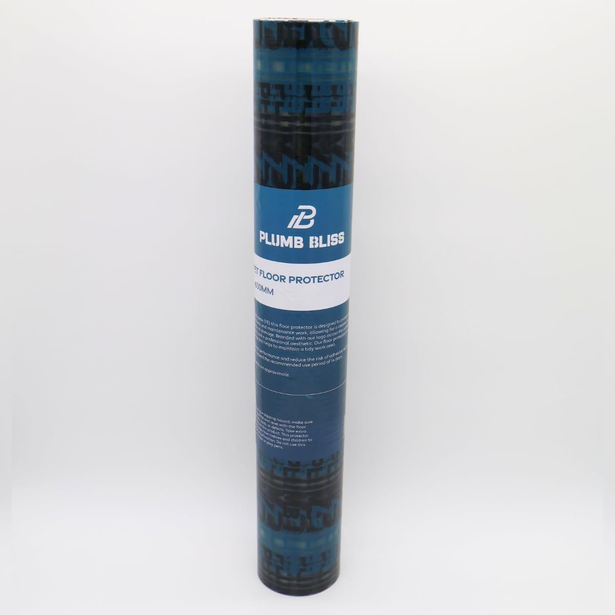 Plumb Bliss Carpet Floor Protector - Self-Adhesive, Waterproof, Strong Floor Protection for Carpets - Ideal for DIY and Decorating - Clear 600mm x 25m