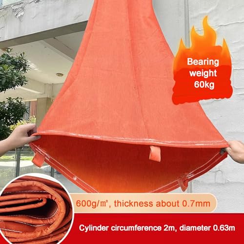 Goulotte de chantier robuste en bâche de toile durable supérieure