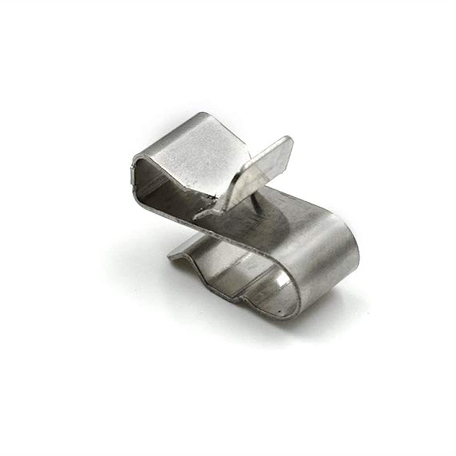 Clips de alambre para paneles solares 304 acero inoxidable 90 grados solar fotovoltaico pinza de cable pinza fotovoltaica abrazadera de montaje de sujeción(400 pieces)
