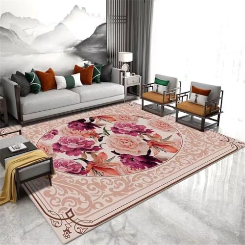 Tapis doux salon lavable en machine pour protéger le sol des enfants - 2