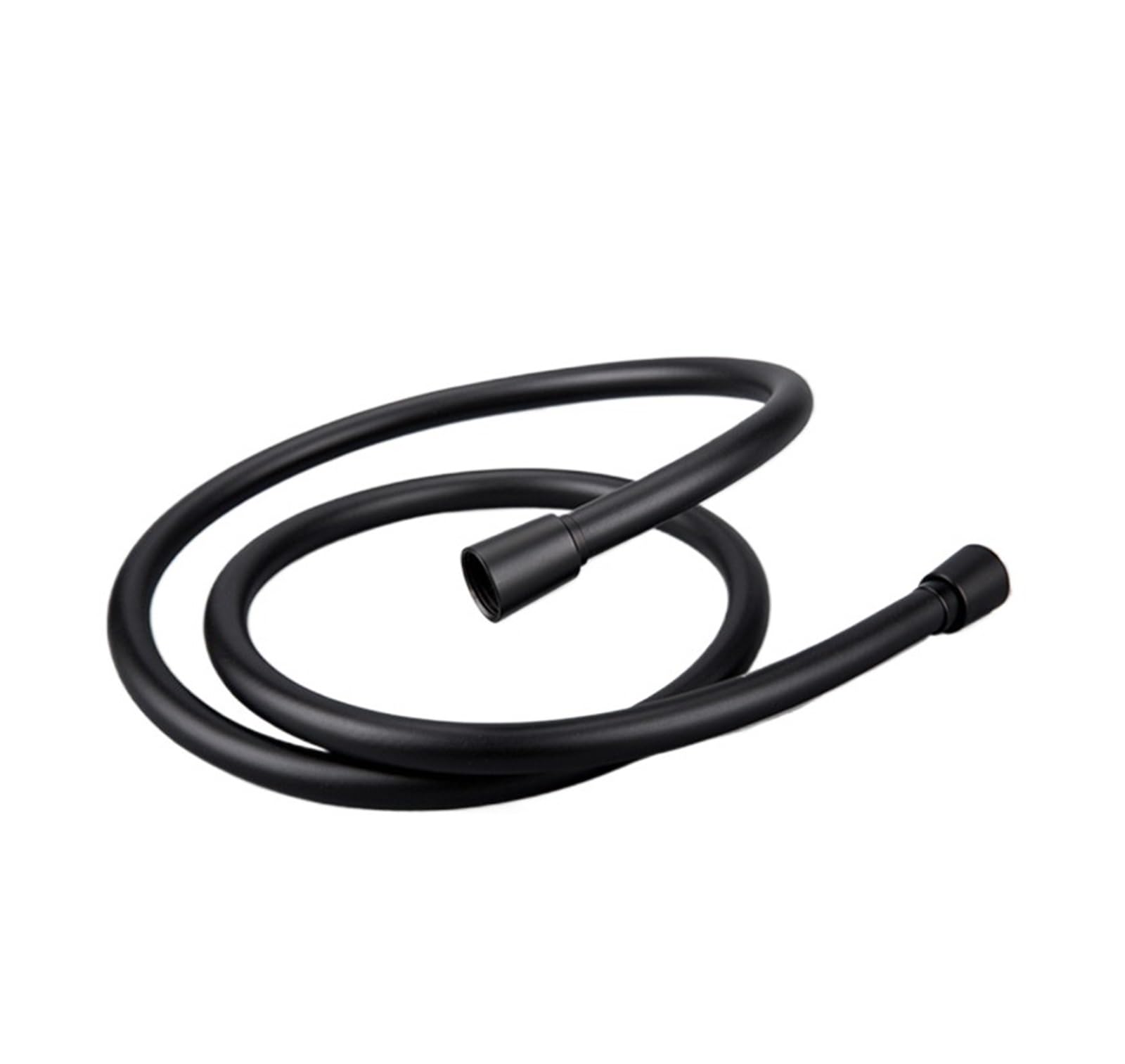 Mmzrukywv Pvc 2M Black Pvc High Pressure ，Compatible For Silver， & Black Smooth Shower Hose For Bathroom Handheld Head Flexible Plumbing Anti Winding Gi/2 Universal(Pvc 2M Black)