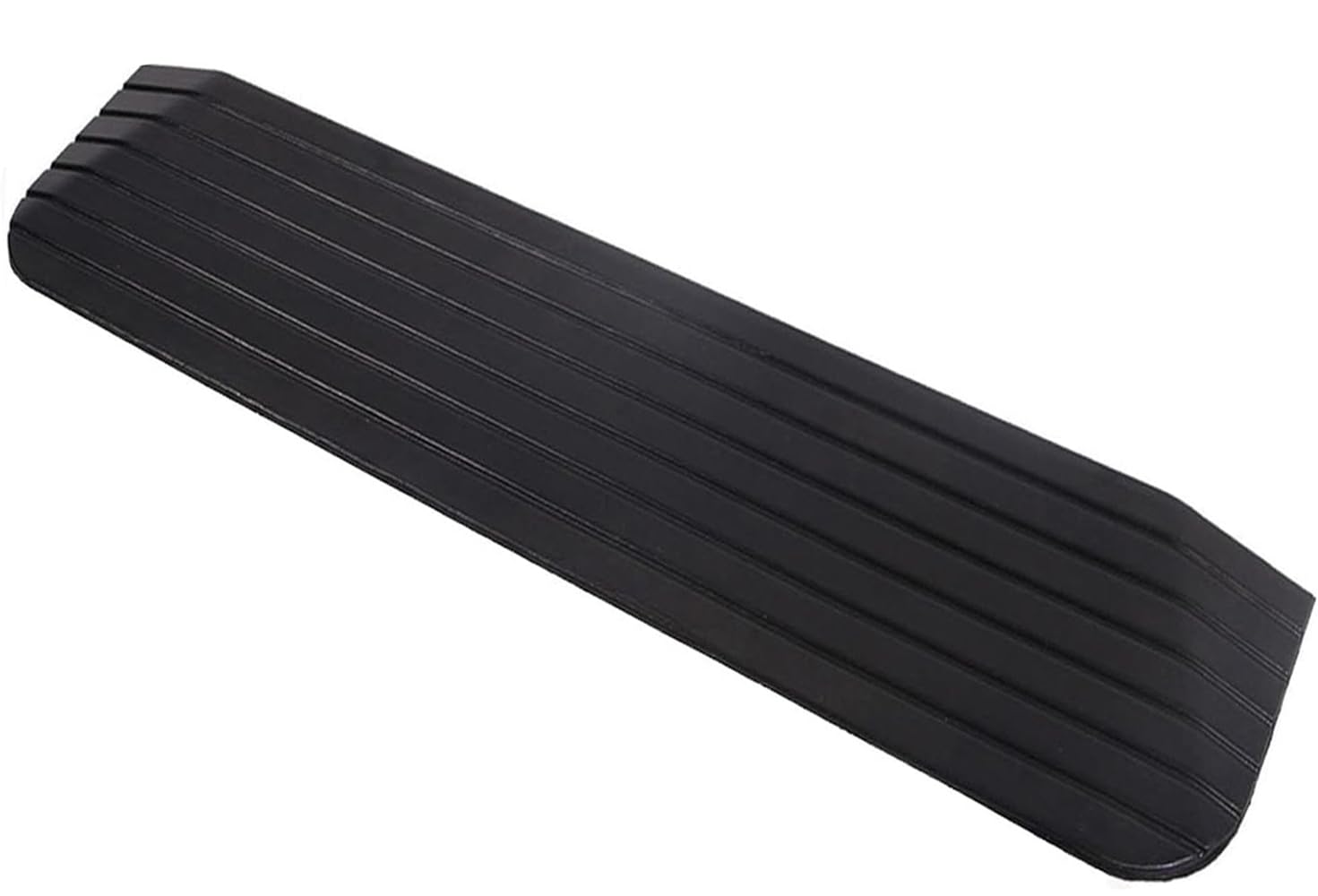 1" Rise Rubber Threshold Ramp Wheelchair Ramp for Home Doorways 3.6 Feet Long 2000lbs Load Capacity Power Scooter Ramp
