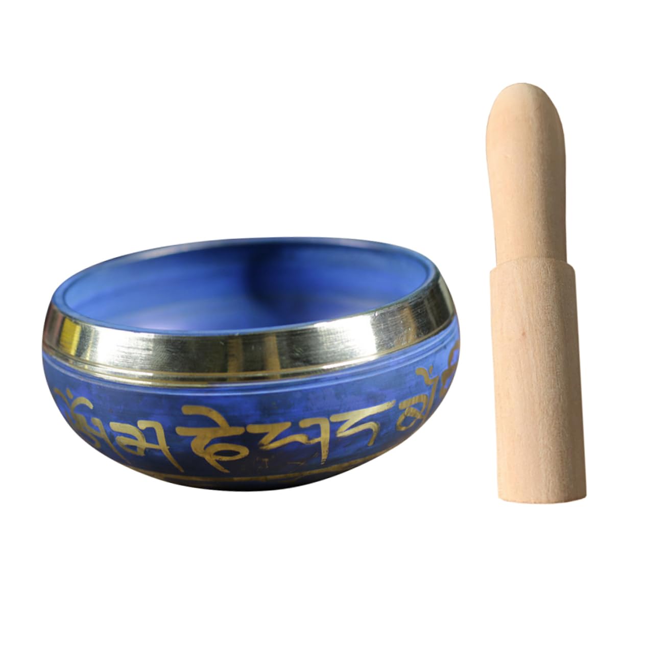 Yardwe 1Set Handmade Singing Bowl Meditation Yoga Bowl with Stick Durable Sound Bowl for Mindfulness and Relief Meditation Enthusiasts