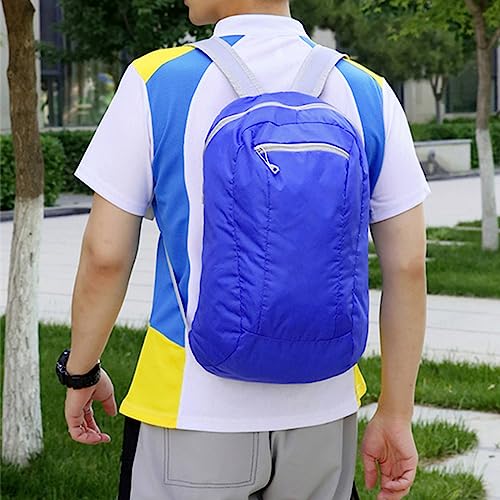 Mochila ultraligera plegable para senderismo azul marino miniatura 5