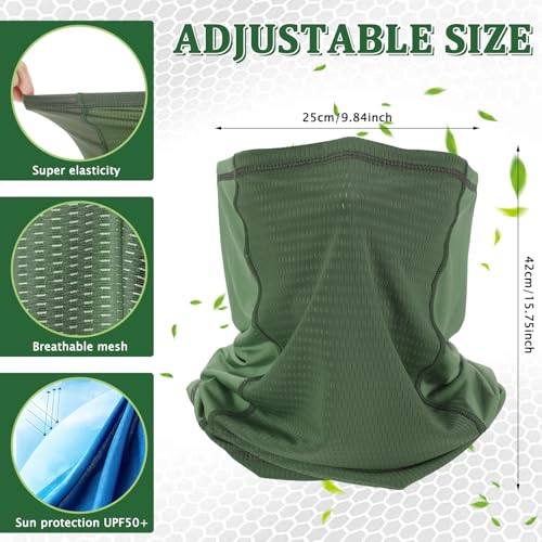 Image of Geyoga Cooling Neck Gaiter for Men Women Summer Breathable Face Mask