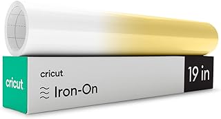 Cricut Vinilo termoadhesivo con cambio de color activado por luz UV, Blanco-Amarillo - Cricut