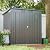 Mulinsonfly 6x4 FT Outdoor Metal Storage Shed with Frame Floor & Sloping Roof, Lockable Double Door, Weatherproof Steel Garden Shed for Tools, Lawn Equipment & Patio Supplies