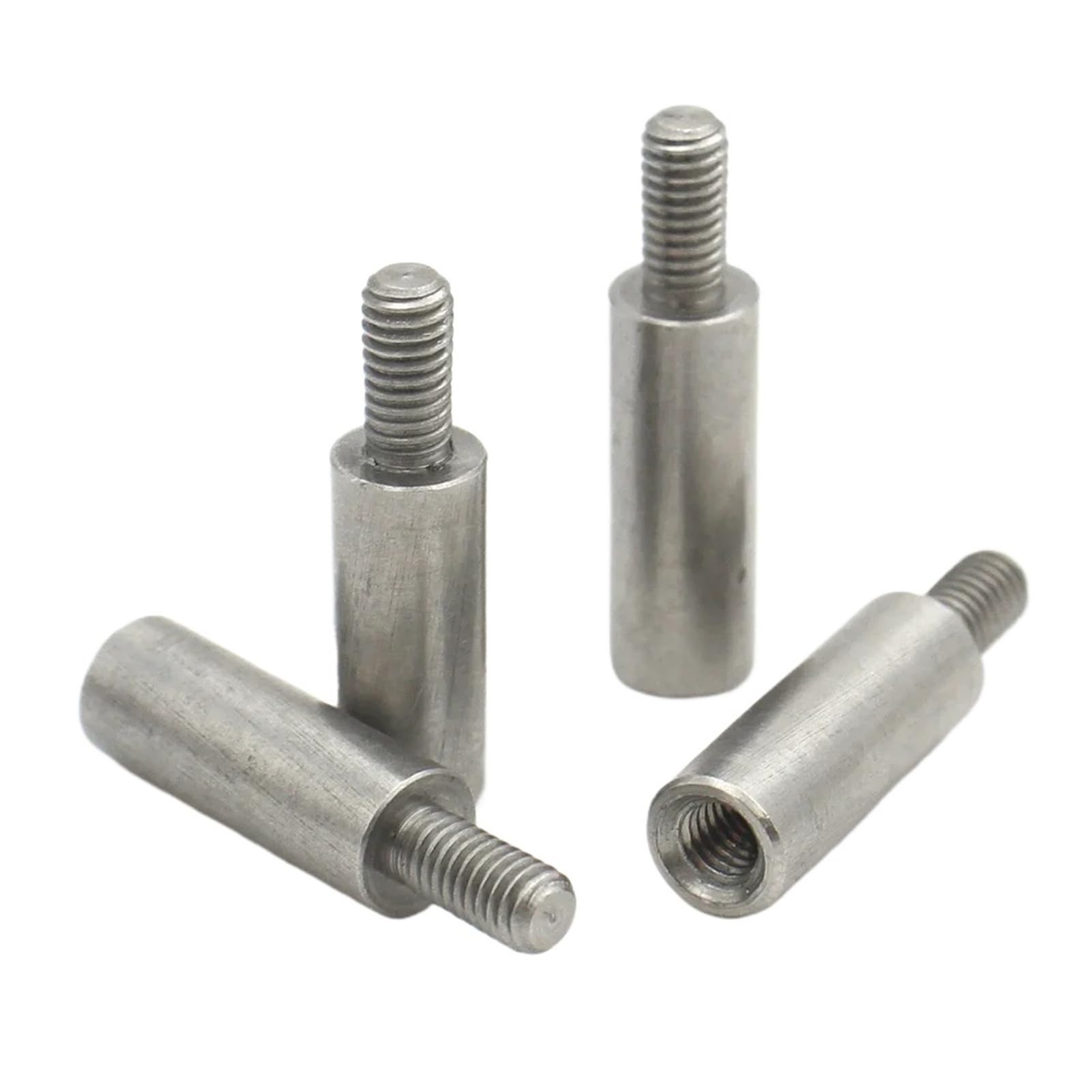 10pcs/20pcs M3 M4 304 Stainless Steel Round Standoff Male to Female Standoff Screw(20pcs,M3x 8 (Plus 6mm))