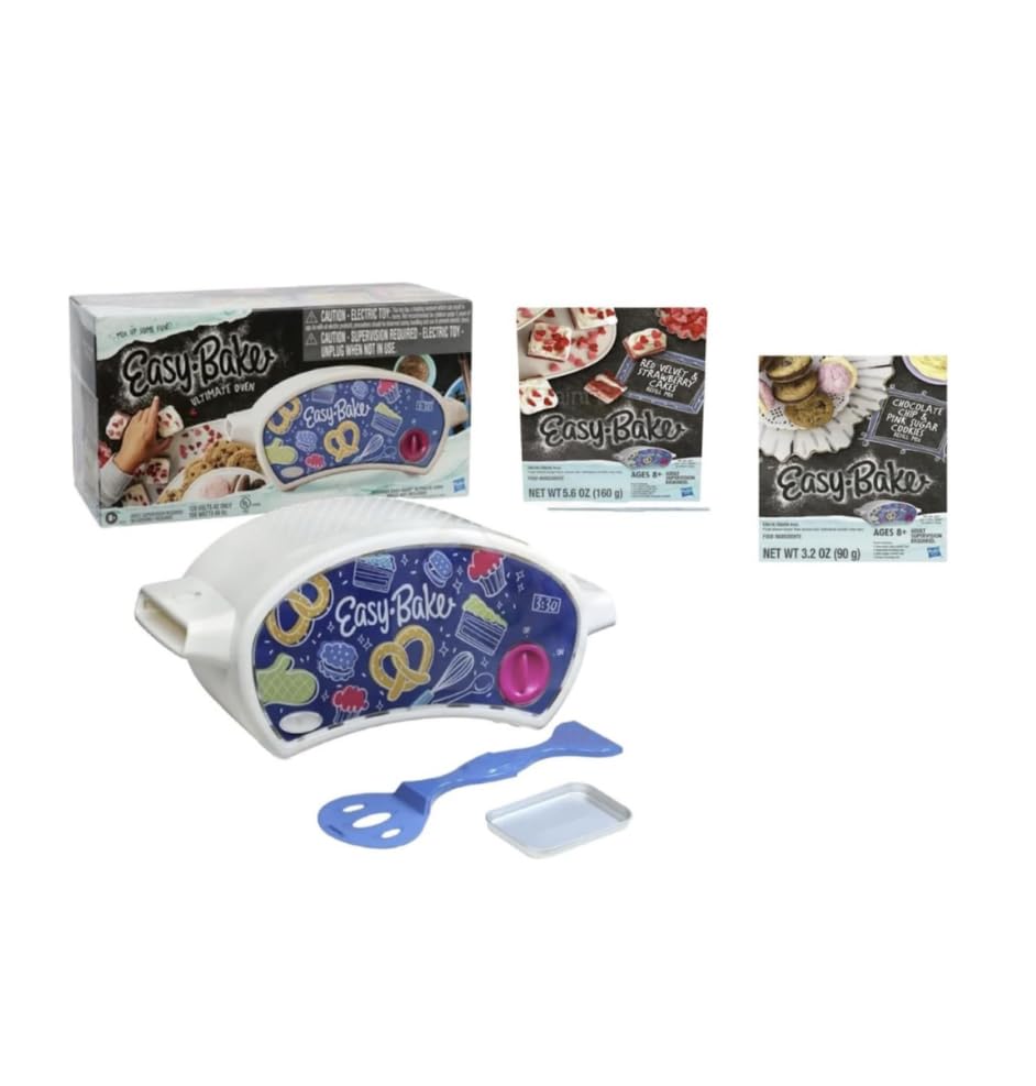 Kids Classic Easy Oven Baking Play Set Bundle, Baking Made Easy with Cookie and Cake Mixes Included Christmas 2024