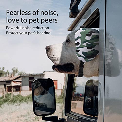 YYCFB Gehörschutz für Hunde, Hundeohrenschützer Hund Lärmschutz Feuerwerk