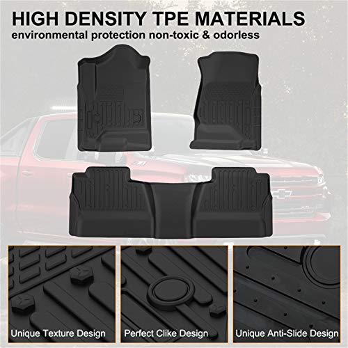 Image of Kiwi Master Floor Mats for 2014-2018 Chevy Silverado /GMC Sierra Crew Cab