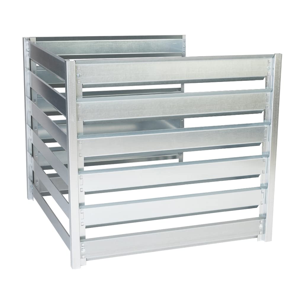 MODUŁ EKSPANSJI Kompostownik metalowy - kompostownik ogrodowy TIMBELA M800A - 91 x 91 x H85 cm / 704L