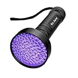 UV Blacklight Flashlight, Ka June Upgraded 395nm 100 Led Ultraviolet Flashlight Professional Pet Urine Stains Detector for Dog/Cat, Scorpions Hunting, UV Light for Home & Hotel Inspection