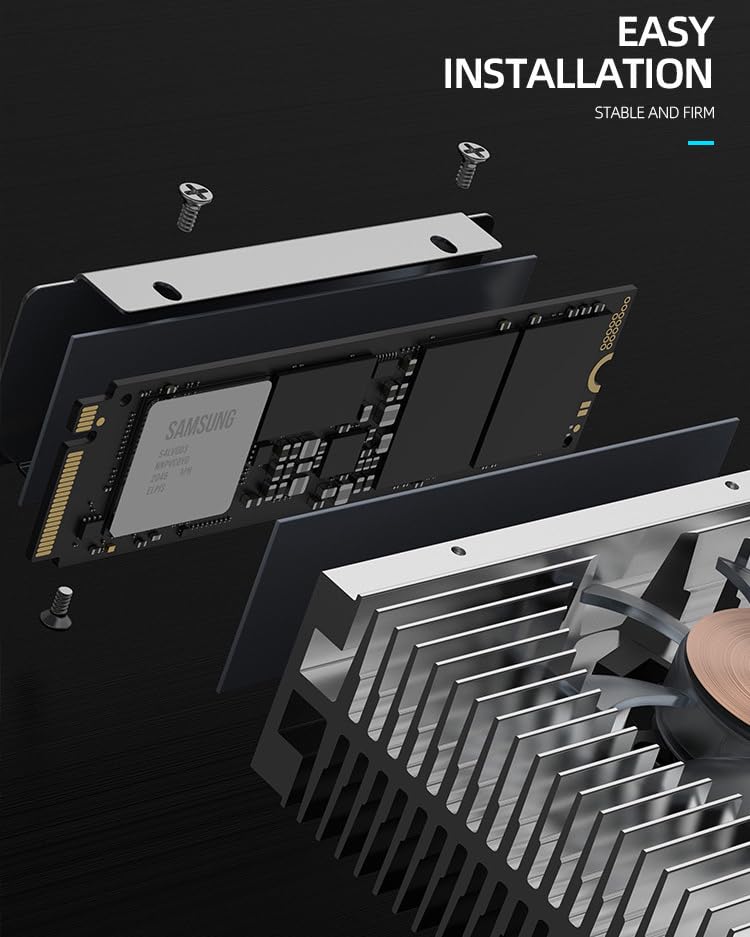 Refroidisseur SSD M2 5V 3 broches pour stabiliser les performances de jeu - 6