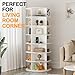 MAGIC UNION Rotating Shoe Rack Tower - 7-Tier Spinning Handbag Shoe Display Lazy Susan Organizer, 360° Revolving Shoe Rack Storage Round Carousel Cabinet, for Entryway, Living Room, Bedroom