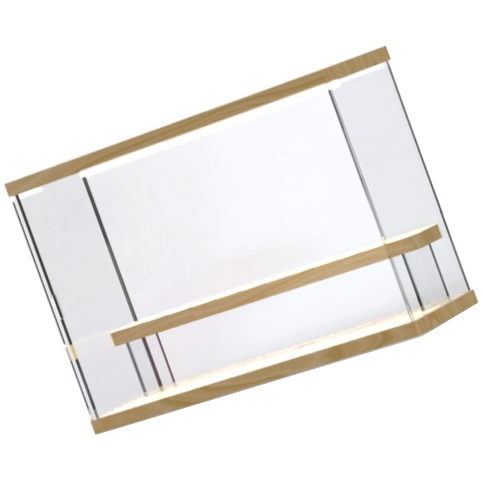 Clear Acrylic Cube Toy Storage Case Clear Storage Shelf Dustproof Display Case Suitable for Dolls and Figure Collections Toy Display Cube