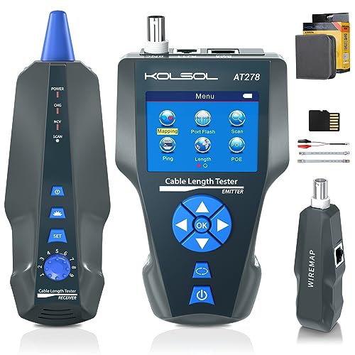 Network Cable Tester LCD Network Tester AT278 MultiFunctional Wire