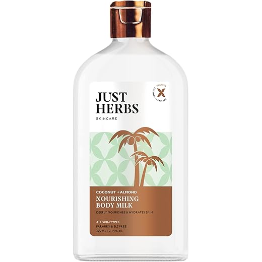 Just Herbs Body Milk - Nourish & Hydrate 300ml 300 ml