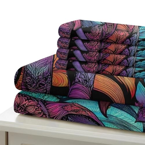 Housse de couette guitare électrique lit double microfibre 3D - 7