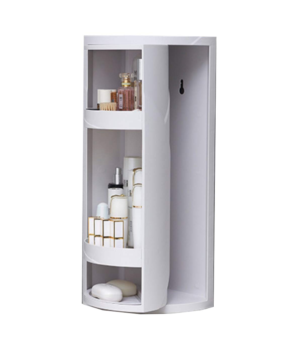 Amazon｜MUYUJIA コーナーラック 3段式 強力吸盤 360°回転 22*22*60cm