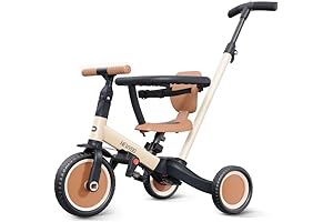 newyoo TR008 5-in-1 Toddler Tricycle with Push Handle
