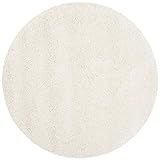 Safavieh Milan Shag Collection SG180-1212 Ivory Round Area Rug (5'1