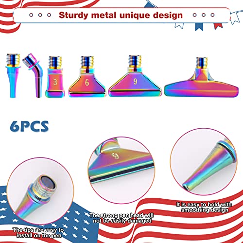 Doreenbow 13Pcs Diamond Painting Pen 4Th Of July Diamond Painting Tools Independence Day Diamond Art Painting Accessories Tool Kit Rainbow Tip Pen For Adult With 6 Clay #TOP1