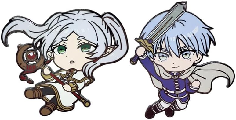Frieren Pin Frieren Beyond Journey's End Pin Anime Cosplay Metal Backpack Accessory Decoration