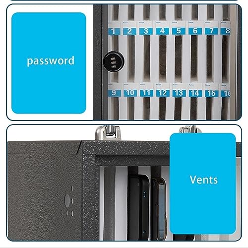Rangement mobile sécurisé à 48 compartiments pour une gestion efficace des appareils - 4