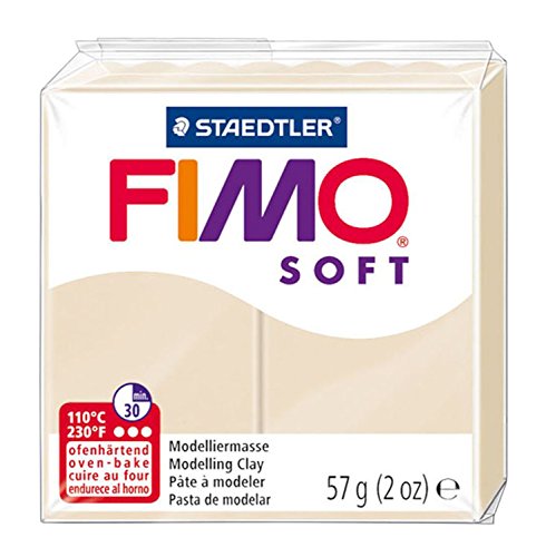 FIMO Soft Polymer Oven Modelling Clay - Most Popular Colours - 57g - Set of 3 - Sahara - Image 2