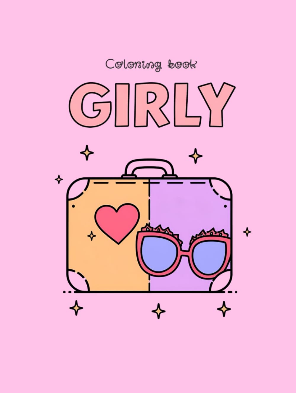 Coloring book Girly
