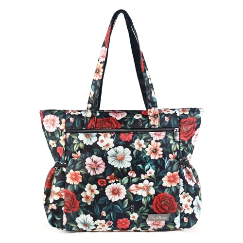 Image of CLOUDMUSIC Shoulder Tote Bag For Nurses Teachers Work Gym Travel Beach Women With Large Capacity Waterproof