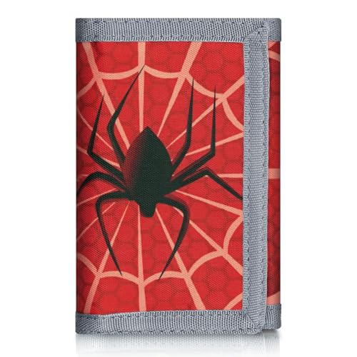 Image of Kids Wallet for Boys Girls, Trifold RFID Wallet with Key Chain and Zipper Pocket for Kids 4-18 Novelty Birthday Gifts, Coin Pouch Purse for Children Teens Outdoor Sports-Web