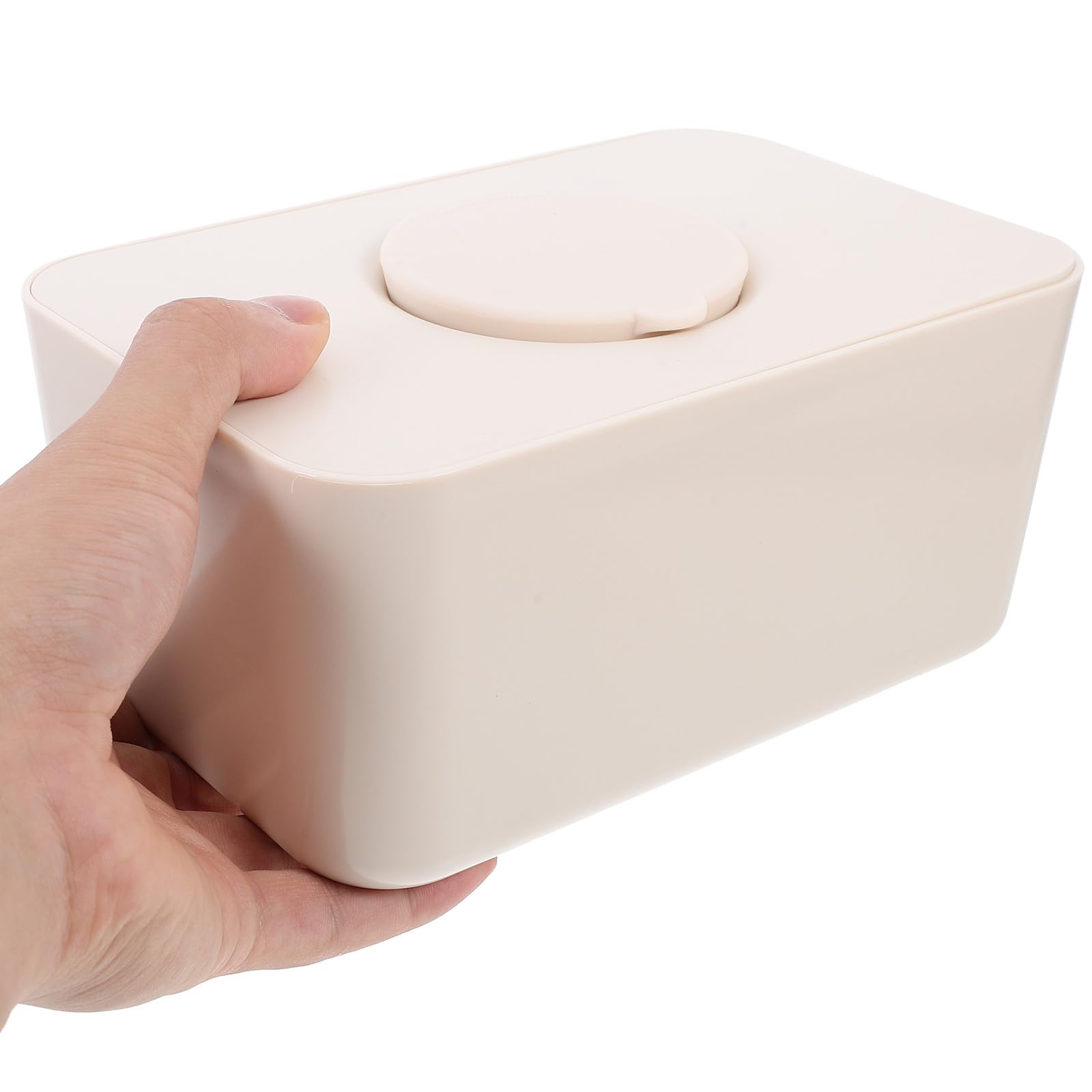 UKCOCO Boîte à Lingettes en Silicone Étanche Couvercle, Grosse Capacité, Protège et Maintient Lingettes Humides Fraîches pour Voiture et Maison