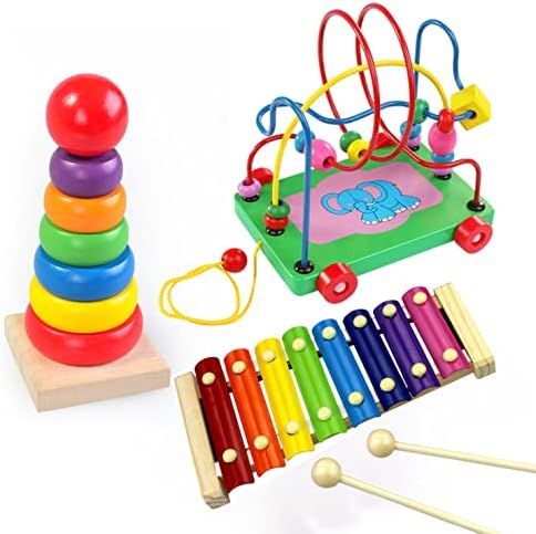 Early Education Baby Toys Children's Musical Instruments Toy Preschool Educational Toys Great Gift for Kids Girls and Boys Toddlers Ages 3+ (3 piece set)