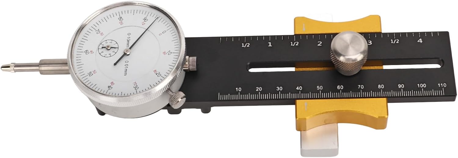 CDQL Table Saw Gauge Dail Adjustable Woodworking Band Saw Calibration Tool Calibrator