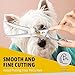 Dream Reach 8 zoll Hundeschere Gebogen Fellschere - Hunde Schere mit ergonomischem Griff,440C Edelstahl Fellschere für Hund Katzen Schneiden,Profi Hundehaarschere mit einstellbare Schraube