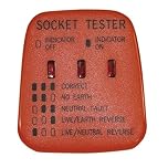 Eagle Plug-in 3 Pin Mains Socket Tester to Indicate Faults with Earth, Neutral, Live/Earth Reversed and Live/Neutral Reversed On House Electrical Wiring.