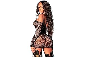 Captivating Fishnet Dress for Curvaceous Beauties