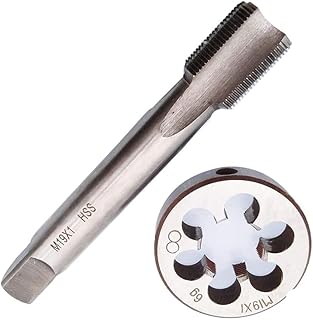 HUAZHICHUN 1PC M19Ã—1.5mm Tap and Die Set,Metric HSS Tap and Die Set Right Hand Tap