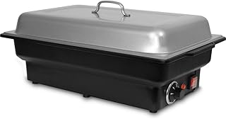 ZORRO Elektrischer Speisenwärmer Chafing Dish | Inkl. 1/1 GN-Behälter Einsatz