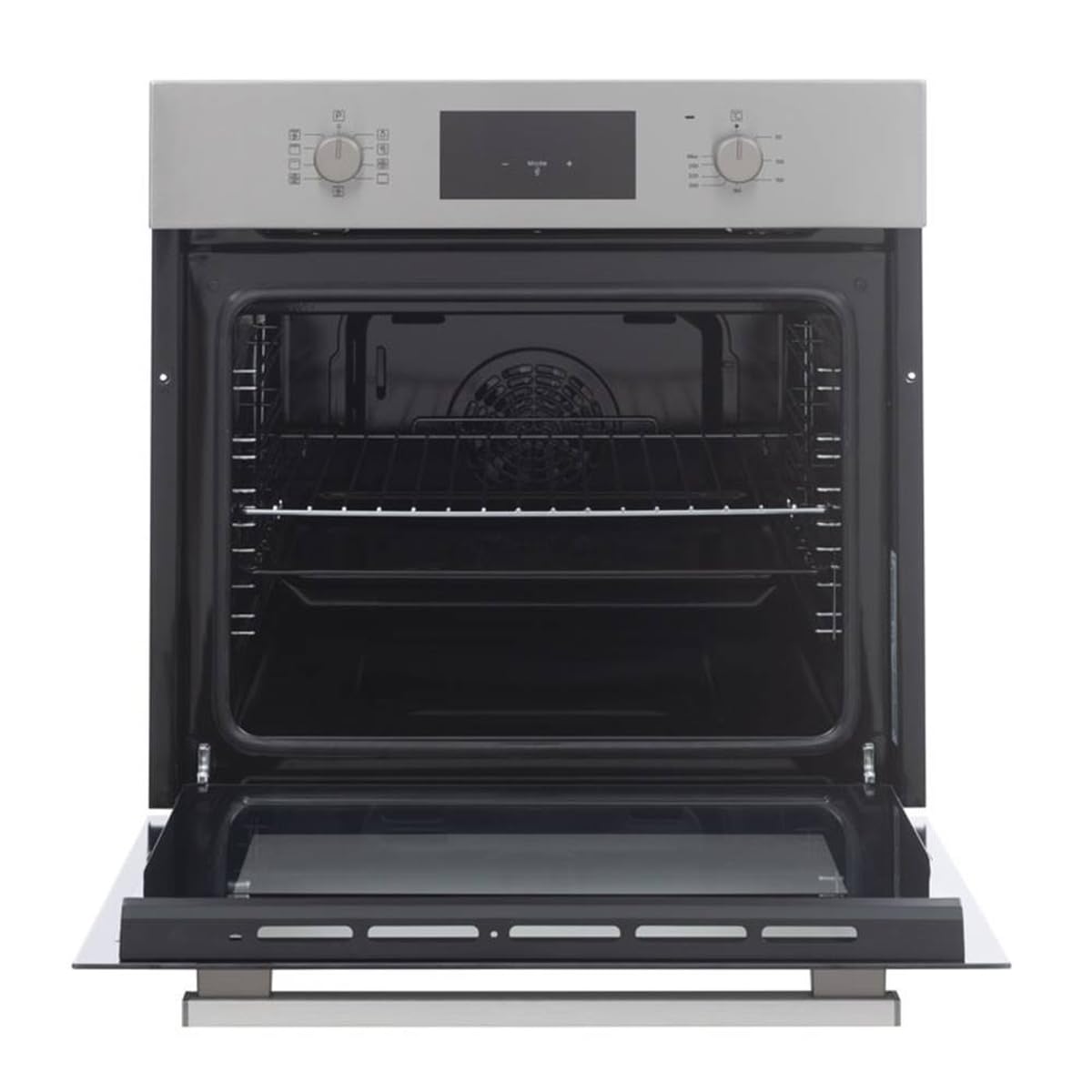 Daewoo Einbau-Backofen, Heißluft, 9 Funktionen, Pizza-Funktion, AntiFingerPrint Oberfläche, LED Display, 60cm Backofen, 69 l Volumen,
