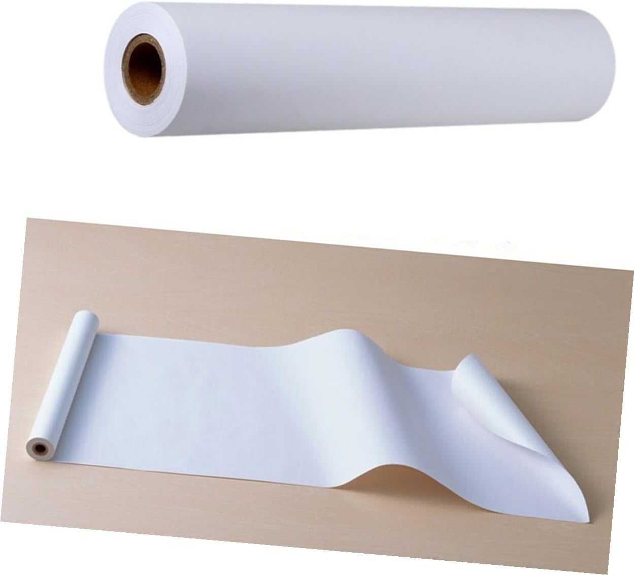KONTONTY 25m White Craft Paper Roll Drawing Paper Roll White Arches Watercolor Canvas Boys and Girls Art Supplies