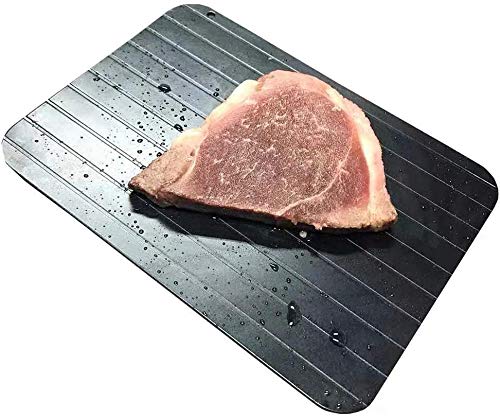 image for Irvanapro Meat Defrosting Tray for Thawing Frozen Steak, Hamburgers, P